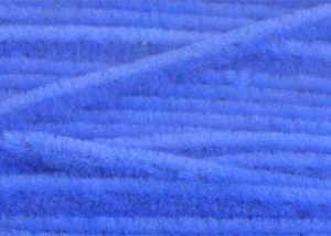 Bild på Standard Chenille Fine (3mm) Fluo Blue