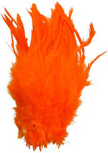 Bild på Schlappen (Lösa fjädrar från tuppnacke) Orange
