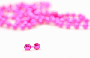 Bild på Bead Chain Eyes Metallic Pink 3,2mm