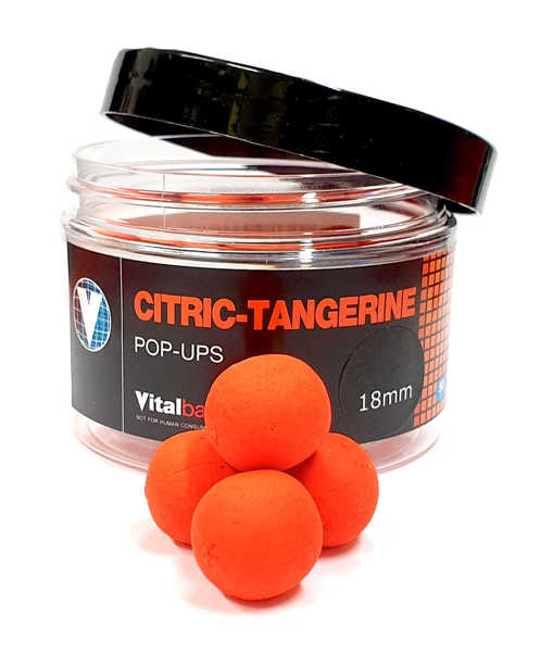 Bild på Vitalbaits Pop-Ups Citric-Tangerine 18mm