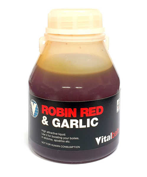 Bild på Vitalbaits Liquid Robin Red & Garlic 250ml