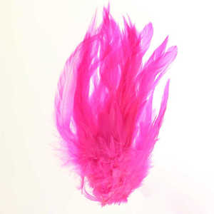 Bild på Schlappen (Lösa fjädrar från tuppnacke) Fluo Pink