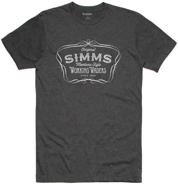 Bild på Simms Montana Style T-Shirt Charcoal