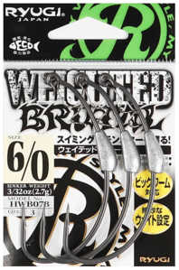 Bild på Ryugi Weighted Brutal Offset (3 pack) #6/0