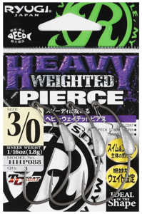 Bild på Ryugi Heavy Weighted Pierce Offset (3 pack) #3/0 - 1,8 gram