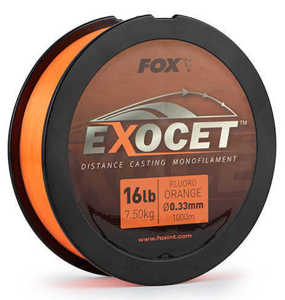 Bild på Fox Exocet Mono Fluoro Orange 1000m 0,33mm / 7,5kg