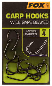 Bild på Fox Carp Hook Wide Gape Beaked (10 pack) #6