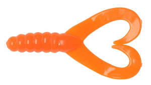 Bild på Big Bite Baits Twin Tail Grub 5cm (10 pack) Orange/Yellow