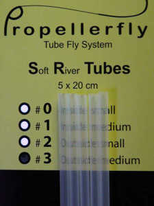 Bild på Propellerfly Soft River Tubes #3 / Clear