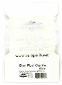 Bild på Semperfli Plush Chenille 15mm White