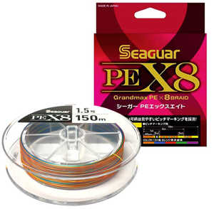 Bild på Seaguar Grandmax PE X8 Multicolor 150m 0,128mm / 6,4kg