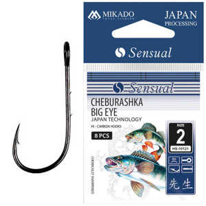Bild på Mikado Sensual Cheburashka Big Eye Hook (8-10 pack) #6 (10 pack)
