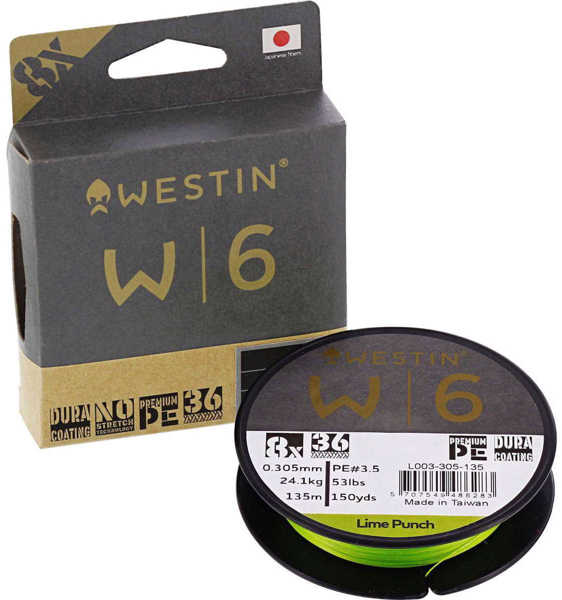 Bild på Westin W6 8 Braid Lime Punch 135m