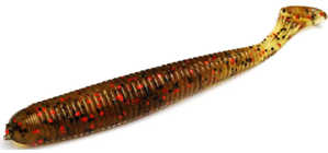 Bild på Bait Breath U30 Fishtail Shad 7cm (8 pack) Green Pumpkin Black Red Flakes