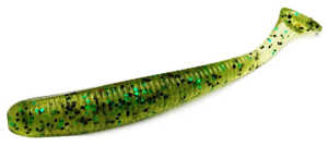 Bild på Bait Breath U30 Fishtail Shad 7cm (8 pack) Watermelon Black Green Flakes