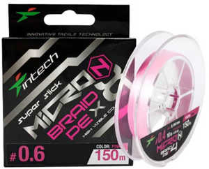 Bild på Intech MicroN PE X8 Pink 150m 0,104mm / 4,54kg