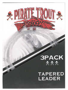 Bild på Pirate Trout Tapered Leader Trout 9ft (3 pack) 5X / 0,150mm