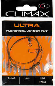 Bild på Climax Ultra Flexsteel Leader 7x7 60cm (2 pack) 15kg