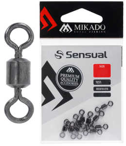 Bild på Mikado Sensual Roller Swivel Black Nickel (5-10 pack) #22 / 8kg (10 pack)