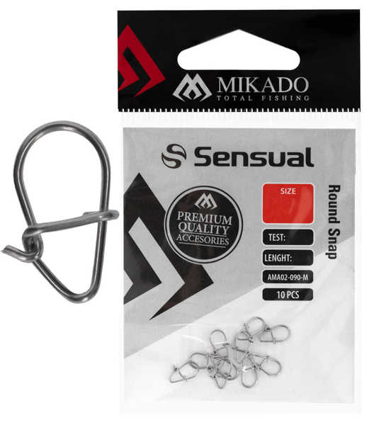 Bild på Mikado Sensual Round Snap Nickel (10 pack)