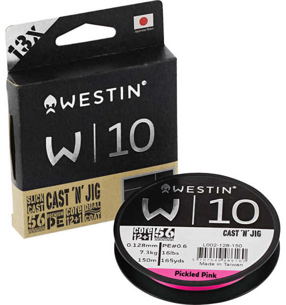 Bild på Westin W10 Cast 'N' Jig 13 Braid Pickled Pink 110m
