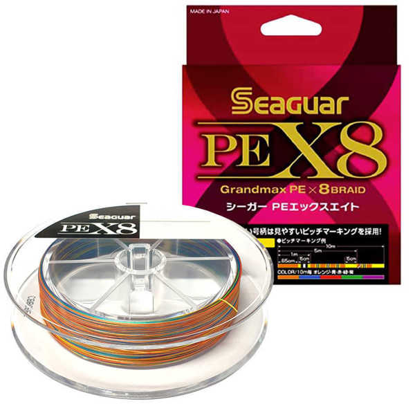 Bild på Seaguar Grandmax PE X8 Multicolor 200m