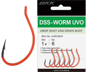 Bild på BKK DSS-Worm UVO (5-6 pack) #2/0 (5 pack)
